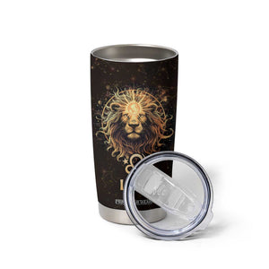 Leo Birthday Tumbler Cup Born in July August Lion Zodiac Symbol Horoscope Astrology TB10 Print Your Wear