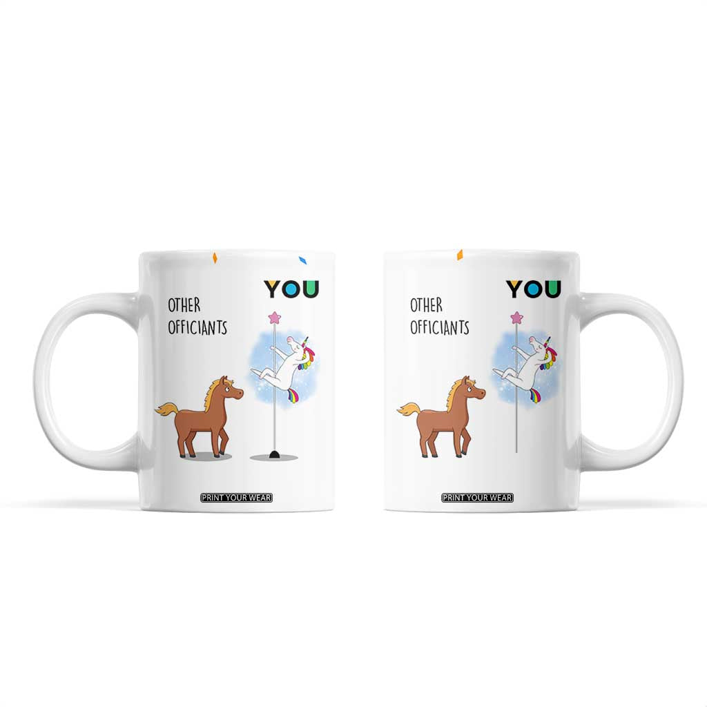Officiant Gift Coffee Mug Funny Thank You Presents For Engagement Wedding Day TB10 White Print Your Wear