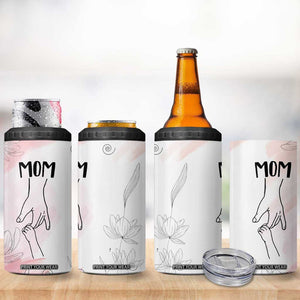 Mom Gifts 4 in 1 Can Cooler Tumbler Mama Holding Hands Mothers Day Gift TB10 Print Your Wear