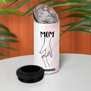 Mom Gifts 4 in 1 Can Cooler Tumbler Mama Holding Hands Mothers Day Gift TB10 Print Your Wear