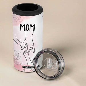 Gift for Mom of 2 Children 4 in 1 Can Cooler Tumbler Mama Holding Hands Mothers Day Gift TB10 Print Your Wear