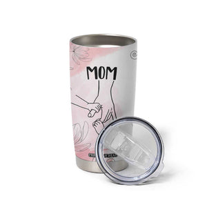 Gift for Mom of 2 Children Tumbler Cup Mama Holding Hands Mothers Day Gift TB10 Print Your Wear