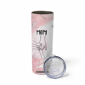 Gift for Mom of 3 Childrens Skinny Tumbler Mama Holding Hands Mothers Day Gift TB10 Print Your Wear