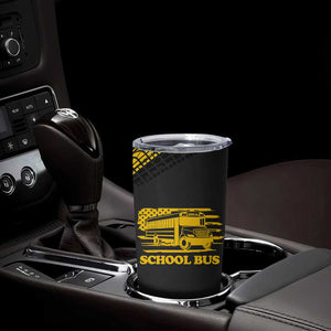 School Bus Driver Appreciation Tumbler Cup Funny Nutrition Facts American USA Flag TB10 Print Your Wear