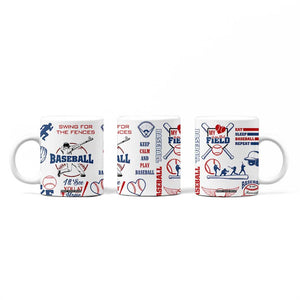 Baseball Players Coffee Mug Sports Lovers Coaches Gifts TB10 Print Your Wear