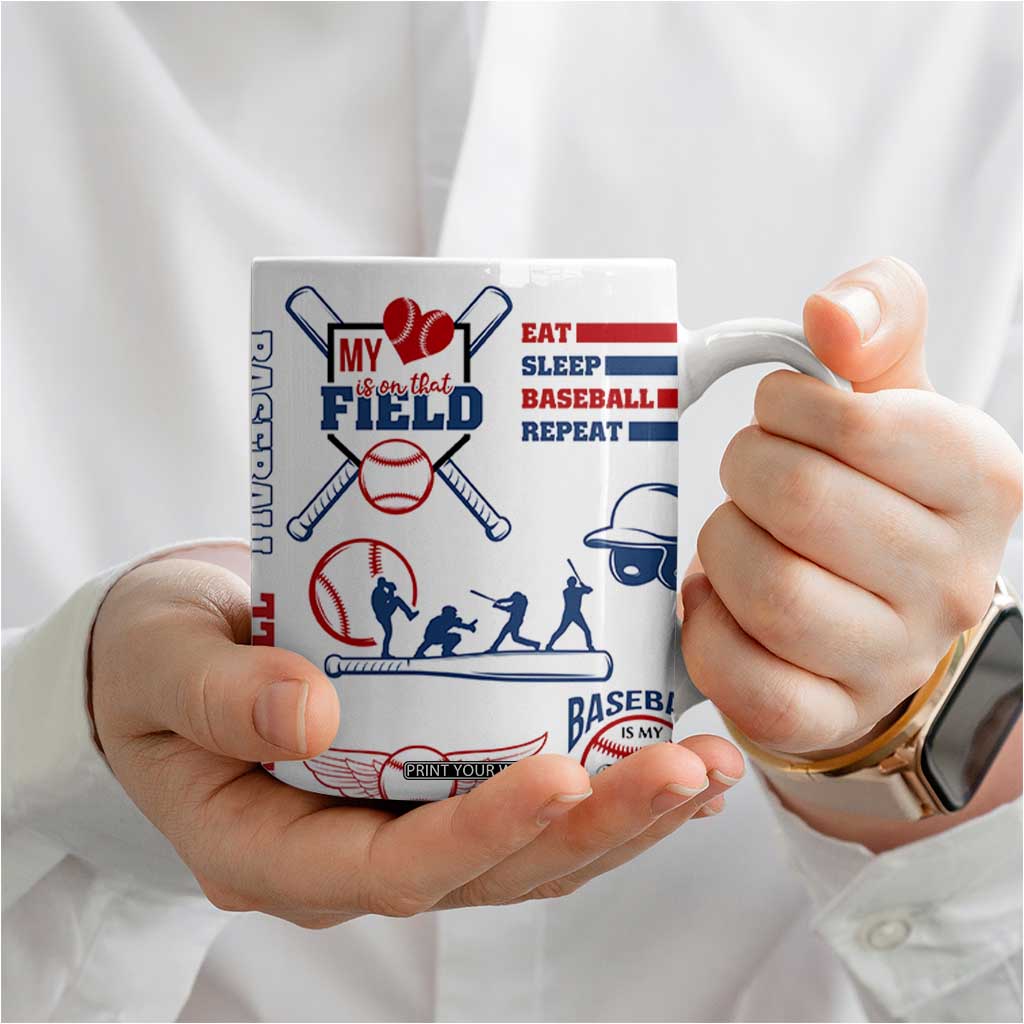 Baseball Players Coffee Mug Sports Lovers Coaches Gifts TB10 Print Your Wear