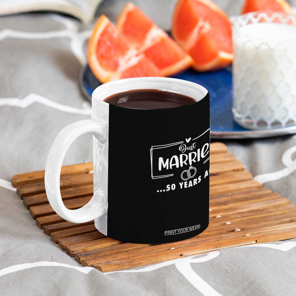 Just Married 50 Years Ago Coffee Mug 50th Anniversary Gift TB10 Print Your Wear