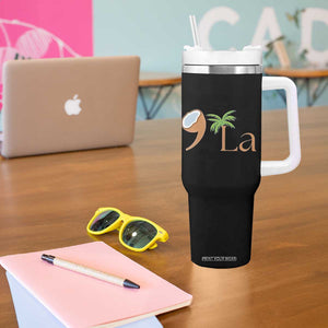 Harris 2024 Funny Coconut Tree Tumbler With Handle Comma La Presidential Election TB10 Print Your Wear