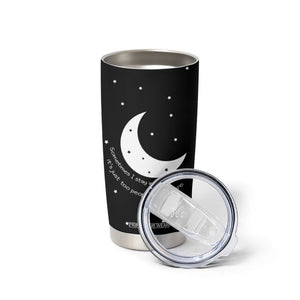 Funny Introvert Tumbler Cup Sometimes I Stay Inside Because It's Just Too Peopley Out There, Funny Saying Joke Gifts for Anti-social People TB10 Print Your Wear