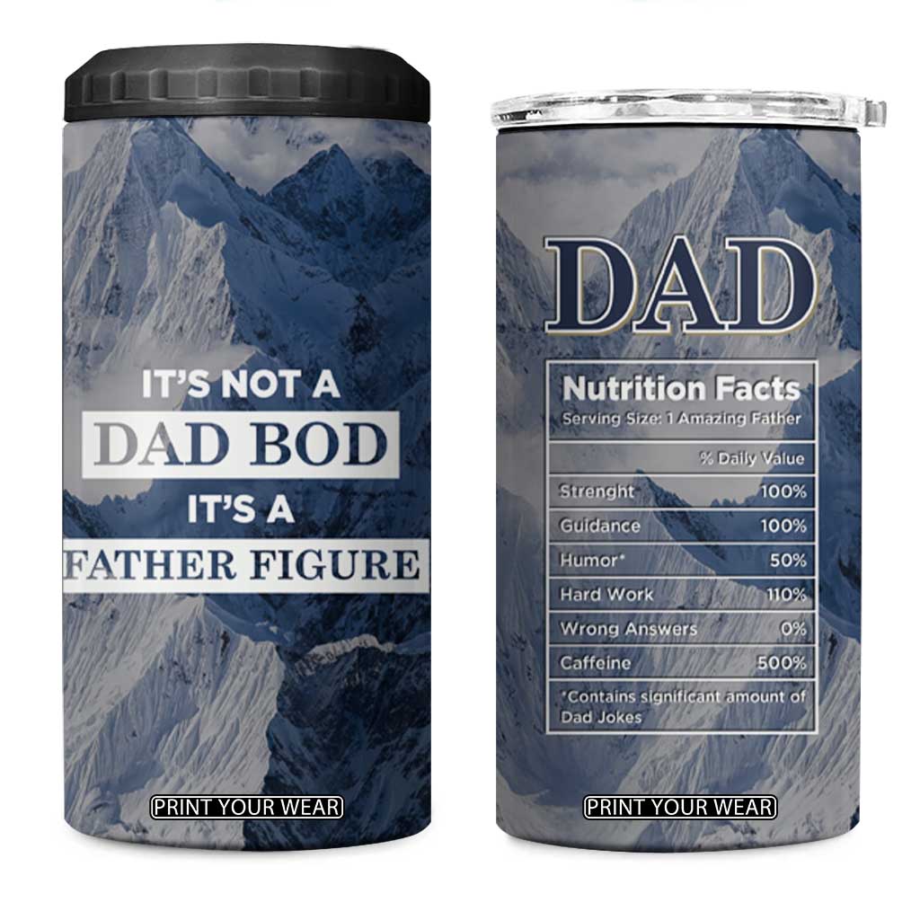 Gifts For Dad 4 in 1 Can Cooler Tumbler Its Not a Dad Bod Its a Father Figure Funny Fathers Day Gift TB10 One Size: 16 oz Blue Print Your Wear