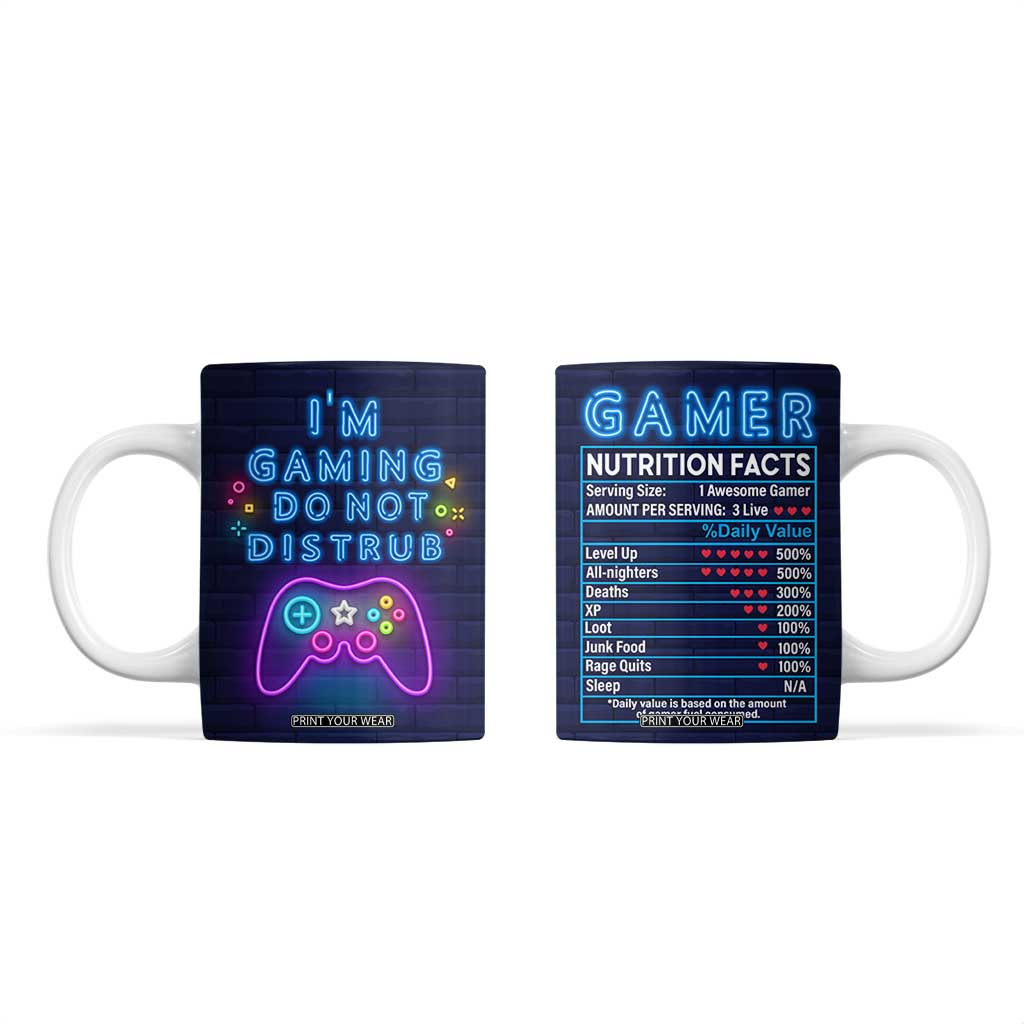Gaming Gifts Coffee Mug Video Game Gamer Gift For Son Teen Boy Girl TB10 Navy Print Your Wear