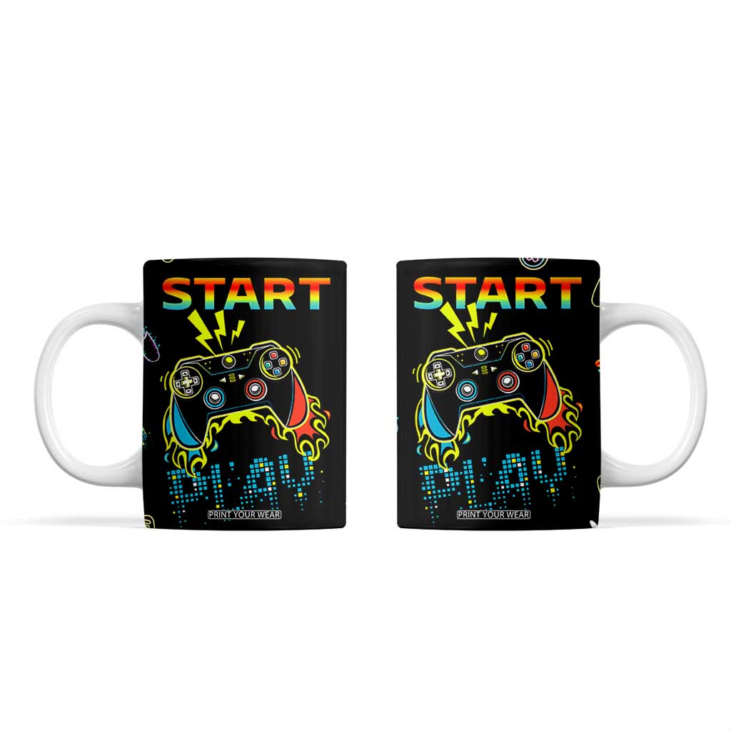 Gaming Gifts For Men Boys Coffee Mug Gamer Birthday Gift Gamings Stuff TB10 Black Print Your Wear