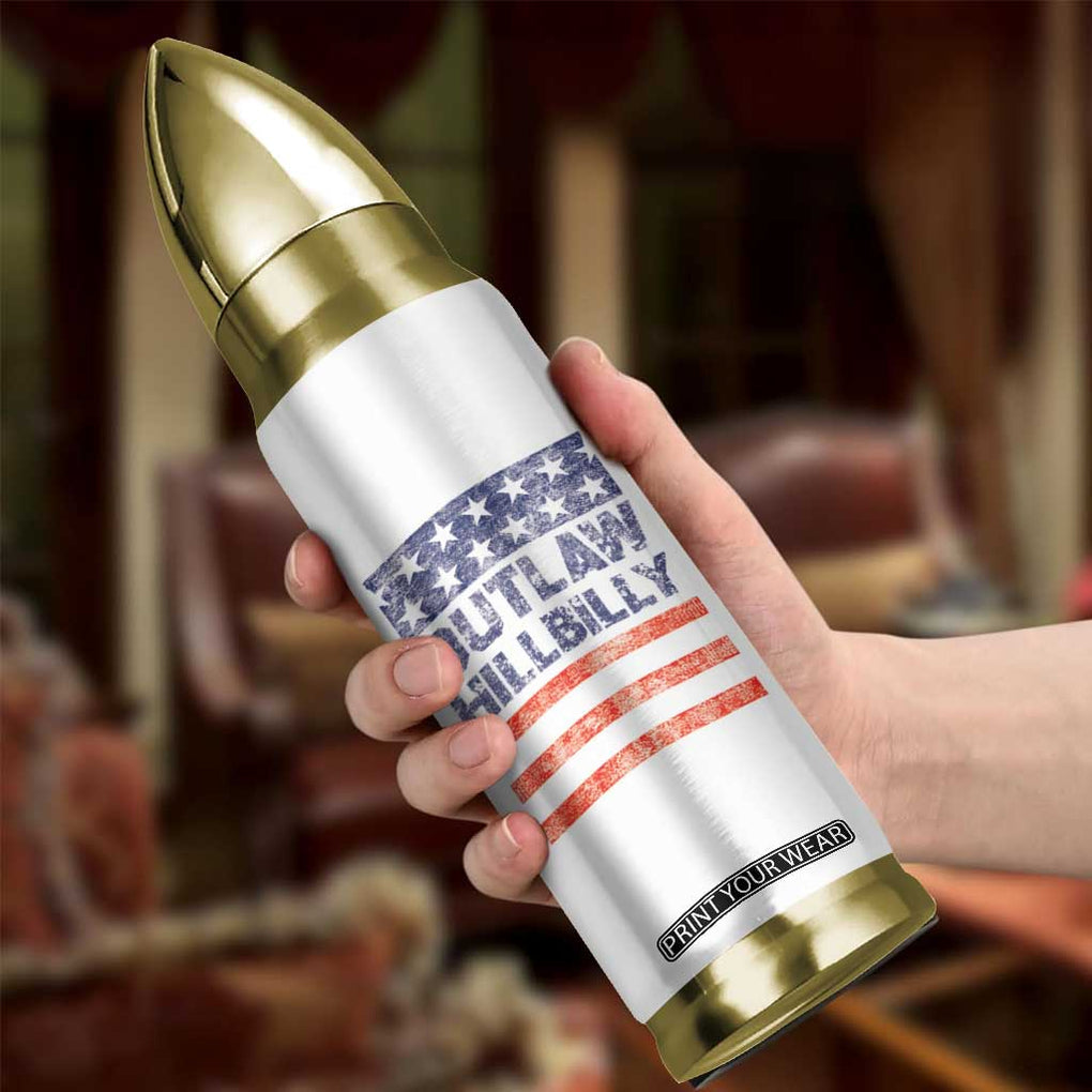 Trump Vance 2024 Election Bullet Tumbler Outlaw Hillbilly 45 47 US Flag Vintage TB10 Print Your Wear