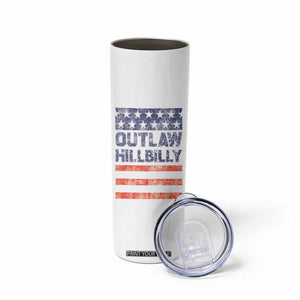 Trump Vance 2024 Election Skinny Tumbler Outlaw Hillbilly 45 47 US Flag Vintage TB10 Print Your Wear