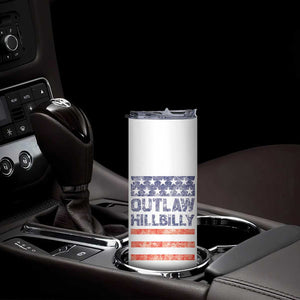 Trump Vance 2024 Election Skinny Tumbler Outlaw Hillbilly 45 47 US Flag Vintage TB10 Print Your Wear