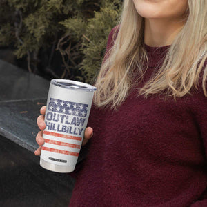 Trump Vance 2024 Election Tumbler Cup Outlaw Hillbilly 45 47 US Flag Vintage TB10 Print Your Wear