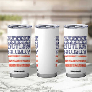 Trump Vance 2024 Election Tumbler Cup Outlaw Hillbilly 45 47 US Flag Vintage TB10 Print Your Wear