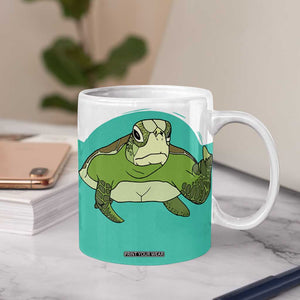 Funny Resting Face Coffee Mug This Is My Happy Face Sea Turtle Gifts TB10 Print Your Wear