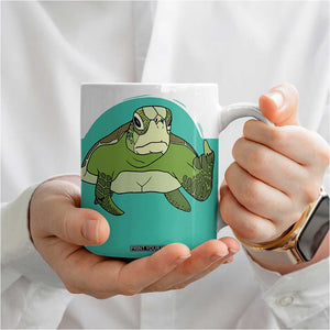 Funny Resting Face Coffee Mug This Is My Happy Face Sea Turtle Gifts TB10 Print Your Wear