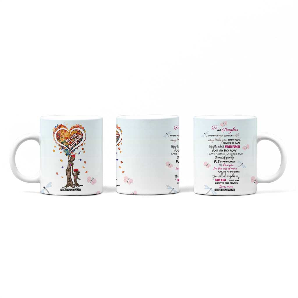 Daughter Gift From Mom Coffee Mug Valentines Day Gifts For Daughters TB10 Print Your Wear