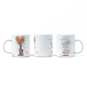 Daughter Gift From Mom Coffee Mug Valentines Day Gifts For Daughters TB10 Print Your Wear