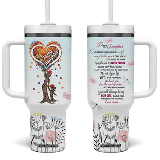 Daughter Gift From Mom Tumbler With Handle Valentines Day Gifts For Daughters TB10 - One Size: 40 oz / Pastel