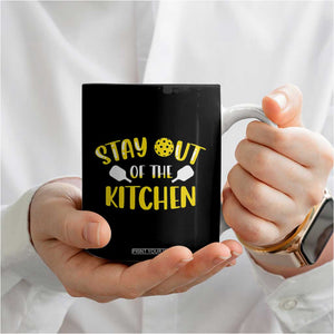 Funny Pickleball Player Coffee Mug Stay Out Of The Kitchen TB10 Print Your Wear
