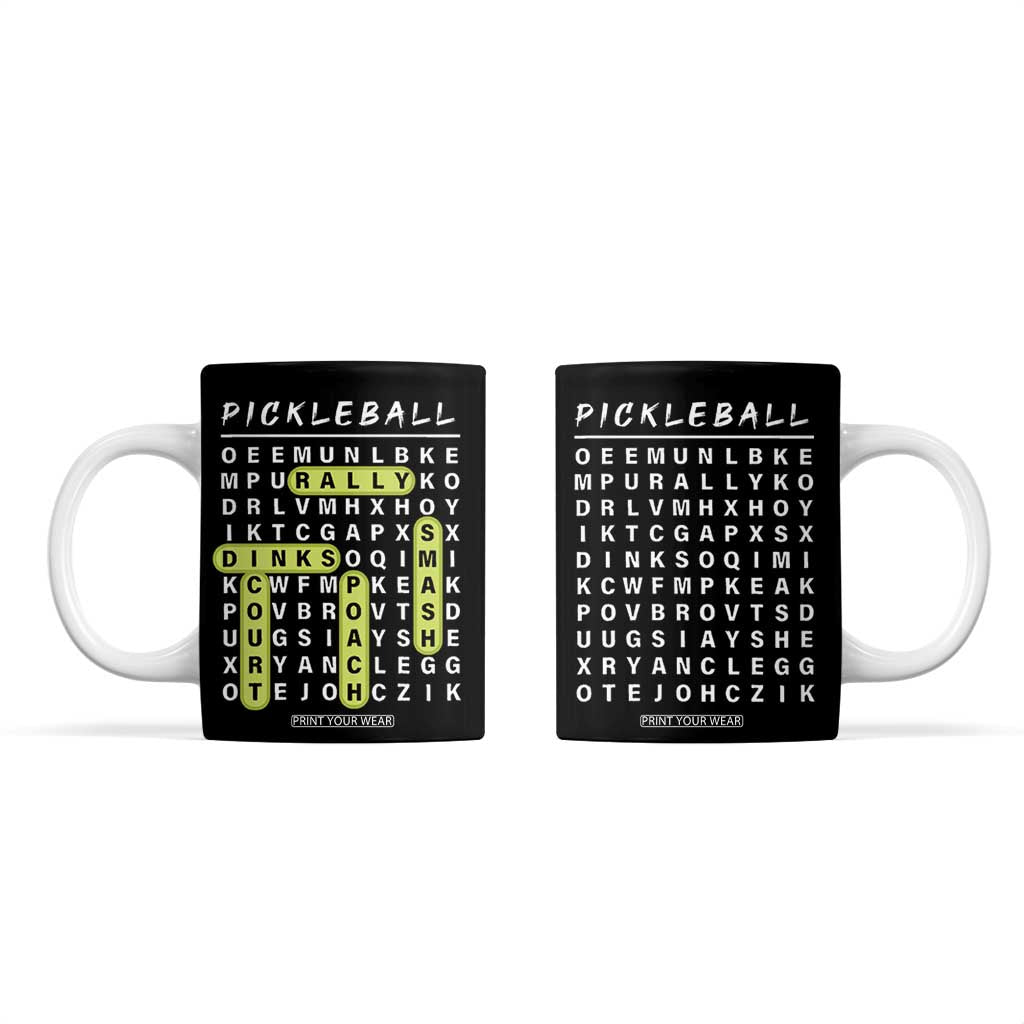 Funny Pickleball Lovers Coffee Mug Pickleball Gift for Coach Player Him Her TB10 Black Print Your Wear