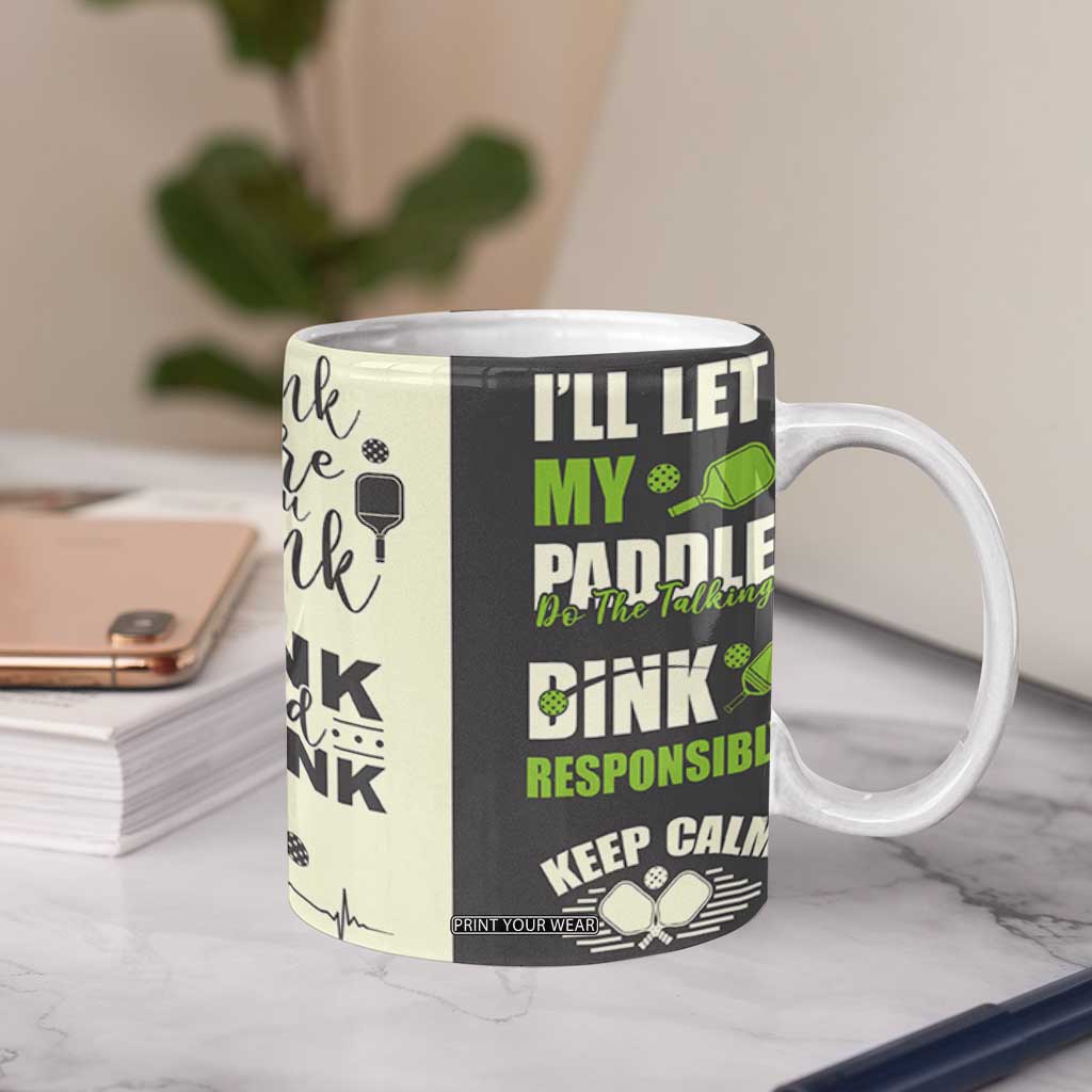 Pickleball Coffee Mug Gift for Pickle Ball Lovers Pickleballs Coach Player TB10 Print Your Wear