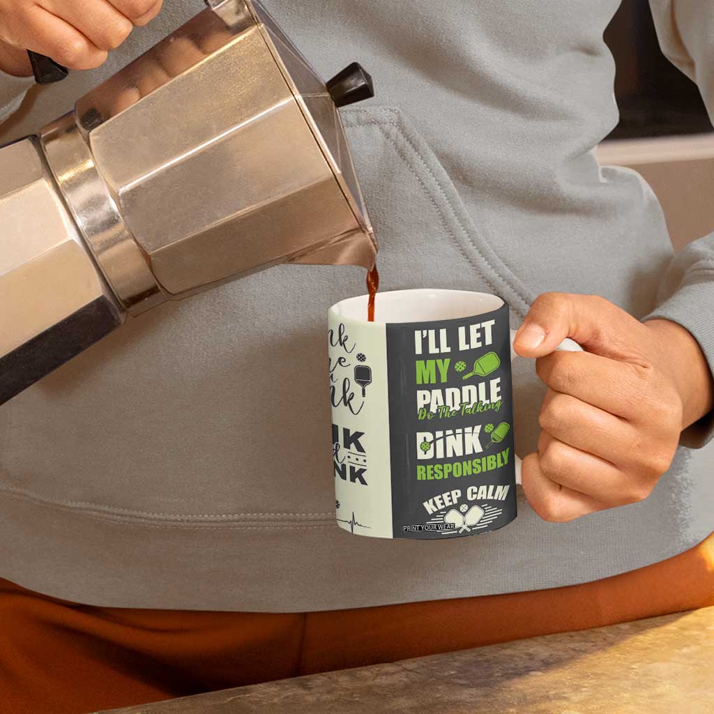 Pickleball Coffee Mug Gift for Pickle Ball Lovers Pickleballs Coach Player TB10 Print Your Wear