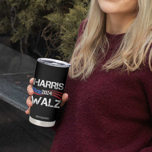 Harris Walz 2024 Tumbler Cup Kamala Tim Walzt American Flag Presidential Election TB10 Print Your Wear