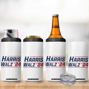 Harris Walz 2024 4 in 1 Can Cooler Tumbler Kamala Presidential Election TB10 Print Your Wear