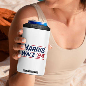 Harris Walz 2024 4 in 1 Can Cooler Tumbler Kamala Presidential Election TB10 Print Your Wear