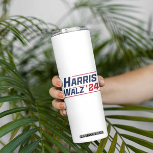 Harris Walz 2024 Skinny Tumbler Kamala Presidential Election TB10 Print Your Wear