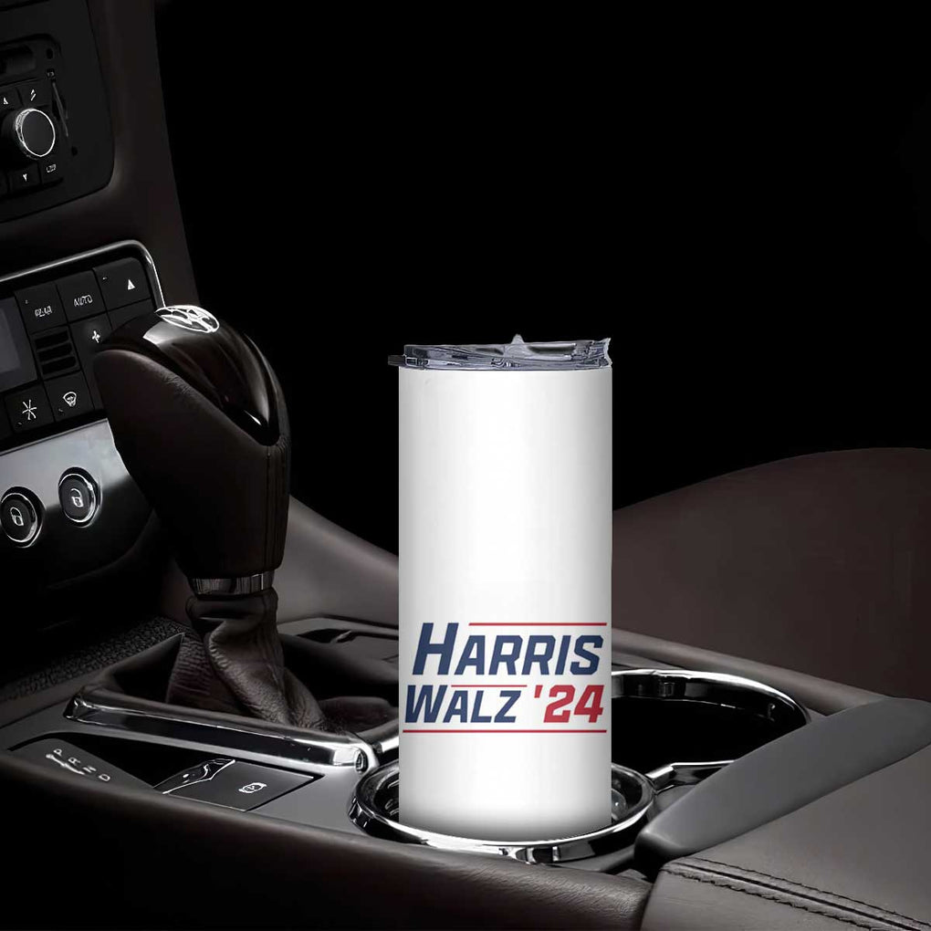 Harris Walz 2024 Skinny Tumbler Kamala Presidential Election TB10 Print Your Wear