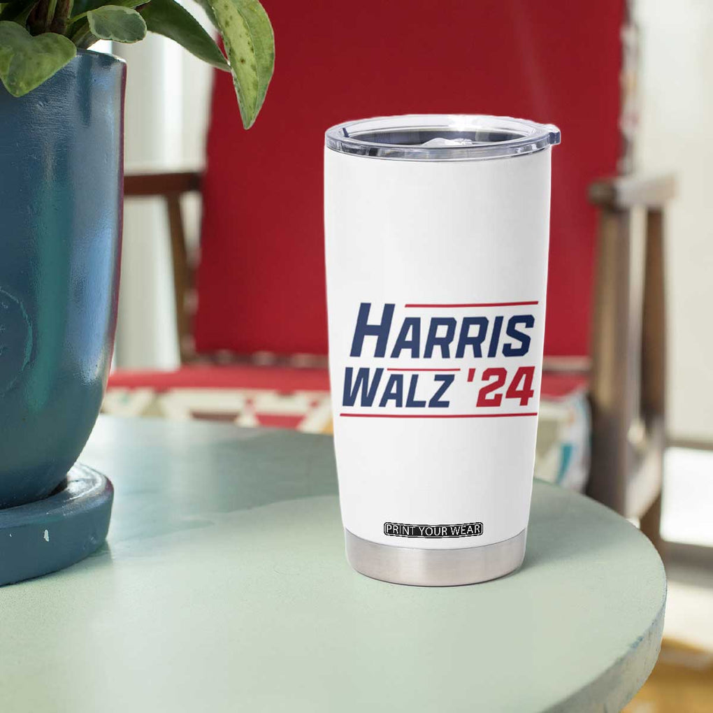 Harris Walz 2024 Tumbler Cup Kamala Presidential Election TB10 Print Your Wear