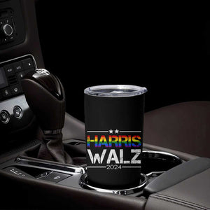 Harris Walz Waltz 2024 LGBT Gay Pride Rainbow Tumbler Cup Kamala Presidential Election TB10 Print Your Wear