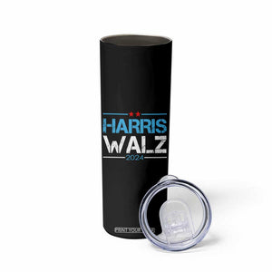 Harris Walz Waltz 2024 Skinny Tumbler Kamala Presidential Election TB10 Print Your Wear