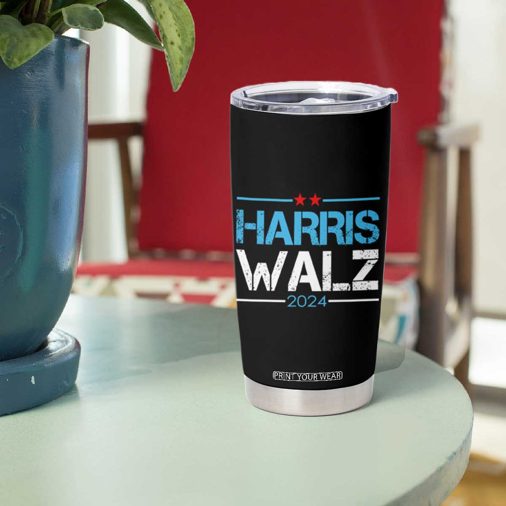 Harris Walz Waltz 2024 Tumbler Cup Kamala Presidential Election TB10 Print Your Wear