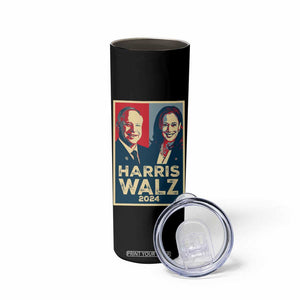 Harris Walz Waltz 2024 Skinny Tumbler Kamala Presidential Election TB10 Print Your Wear