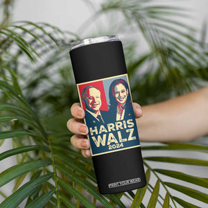 Harris Walz Waltz 2024 Skinny Tumbler Kamala Presidential Election TB10 Print Your Wear