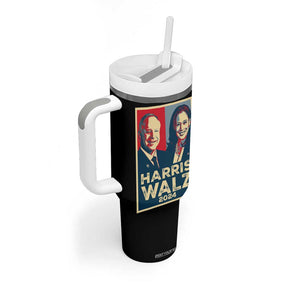 Harris Walz Waltz 2024 Tumbler With Handle Kamala Presidential Election TB10 Print Your Wear