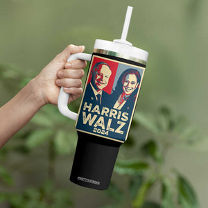 Harris Walz Waltz 2024 Tumbler With Handle Kamala Presidential Election TB10 Print Your Wear