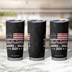 Harris Walz Waltz 2024 Tumbler Cup US Flag Madam President Democratic 4th Of July TB10 Print Your Wear