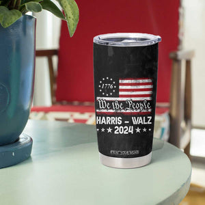 Harris Walz Waltz 2024 Tumbler Cup US Flag Madam President Democratic 4th Of July TB10 Print Your Wear