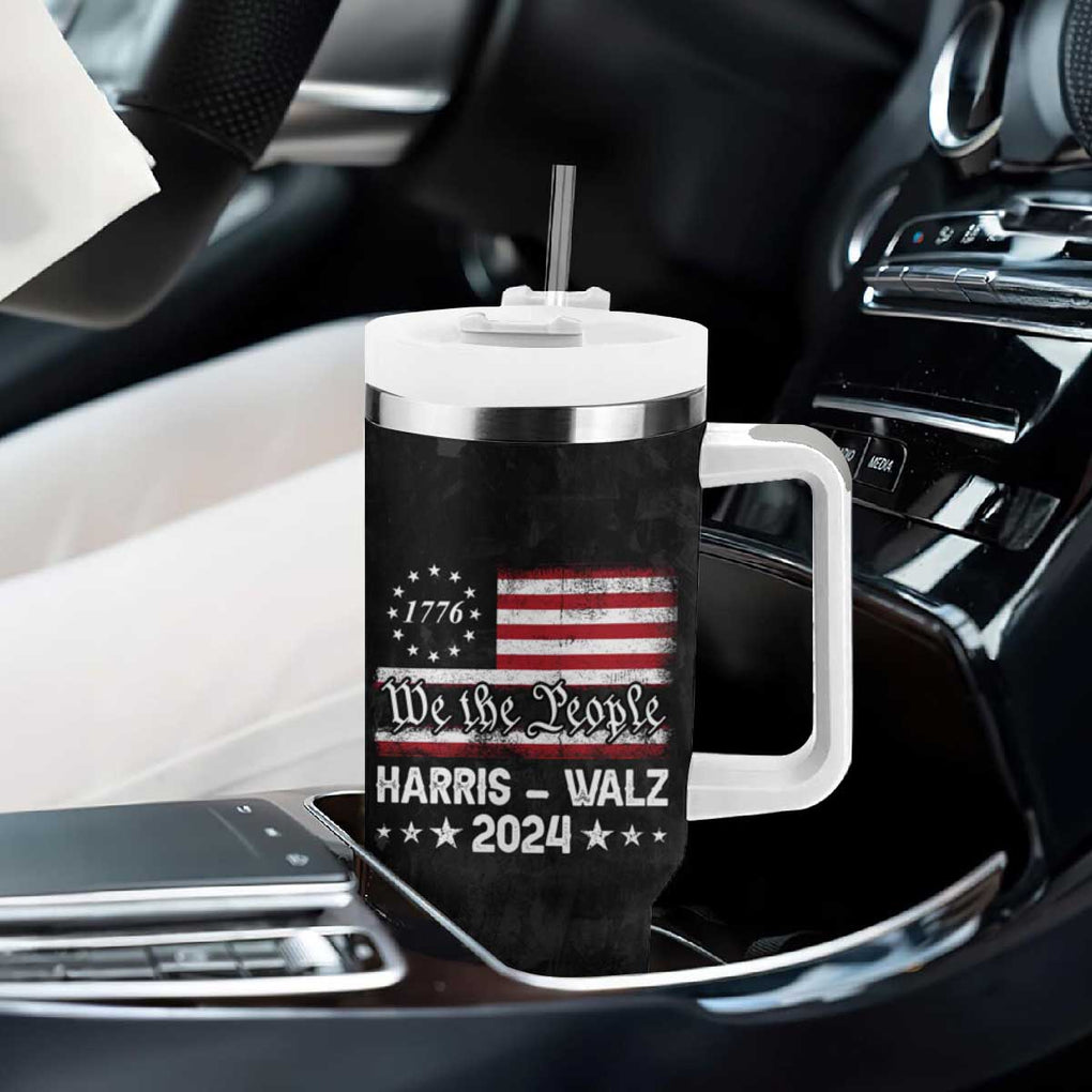 Harris Walz Waltz 2024 Tumbler With Handle US Flag Madam President Democratic 4th Of July TB10 Print Your Wear