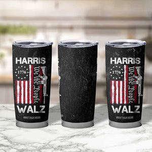 Harris Walz Waltz 2024 Tumbler Cup US Flag Gun Democratic Madam President 4th Of July TB10 Print Your Wear