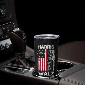 Harris Walz Waltz 2024 Tumbler Cup US Flag Gun Democratic Madam President 4th Of July TB10 Print Your Wear