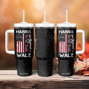 Harris Walz Waltz 2024 Tumbler With Handle US Flag Gun Democratic Madam President 4th Of July TB10 Print Your Wear