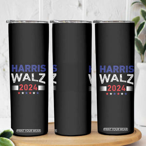 Harris Walz 2024 Election Skinny Tumbler Tim Walzt Kamala Madam President TB10 Print Your Wear